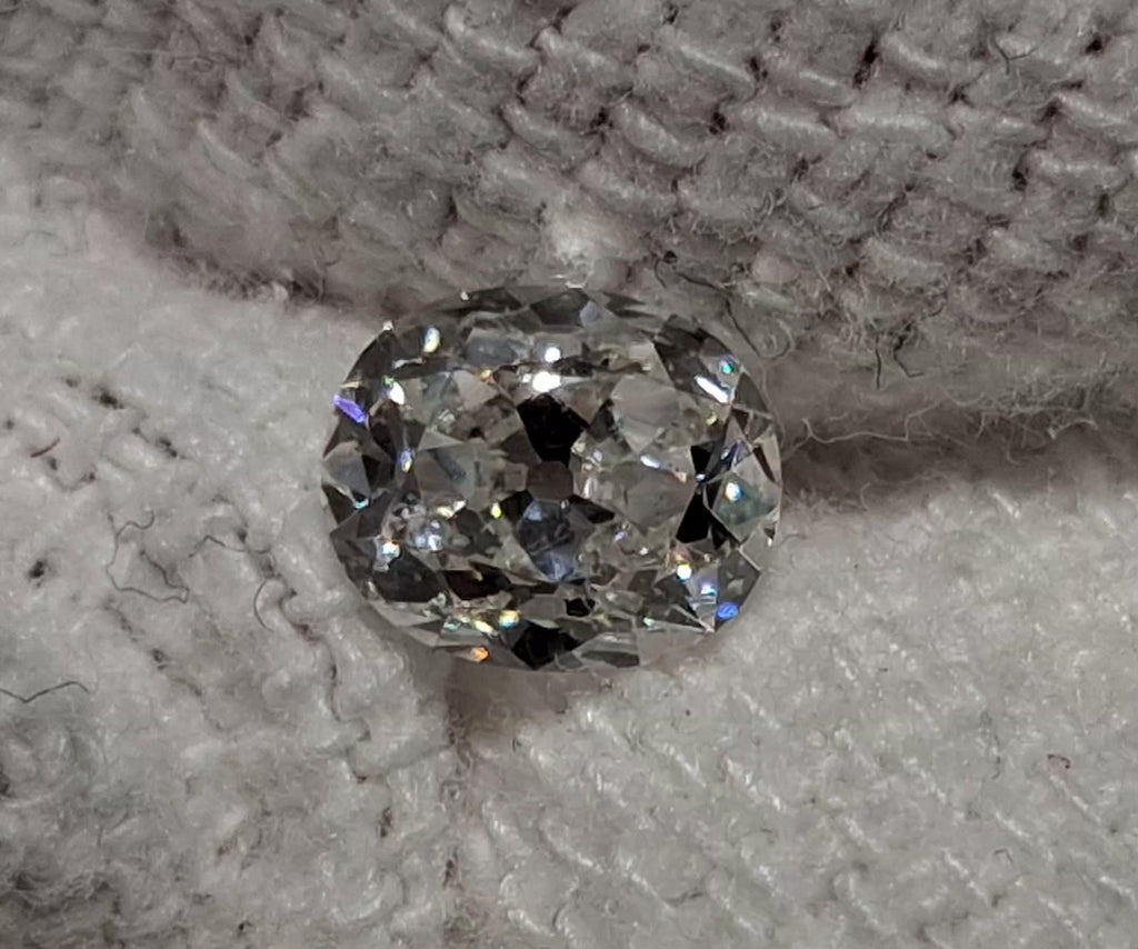 GIA 1.01 CT Natural Old Mine Cushion H SI2