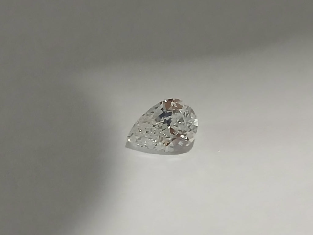 0.53 CT Pear Shape Natural Diamond G-H SI2-I1