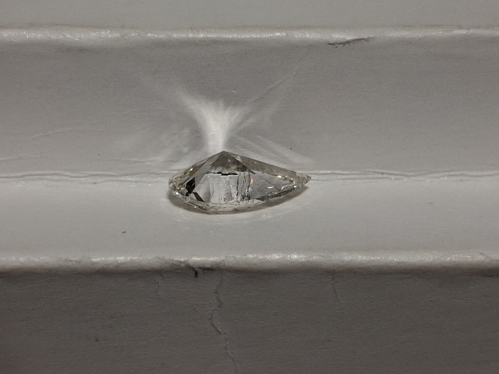HRD 2.01 CT Natural Pear Brilliant H I1