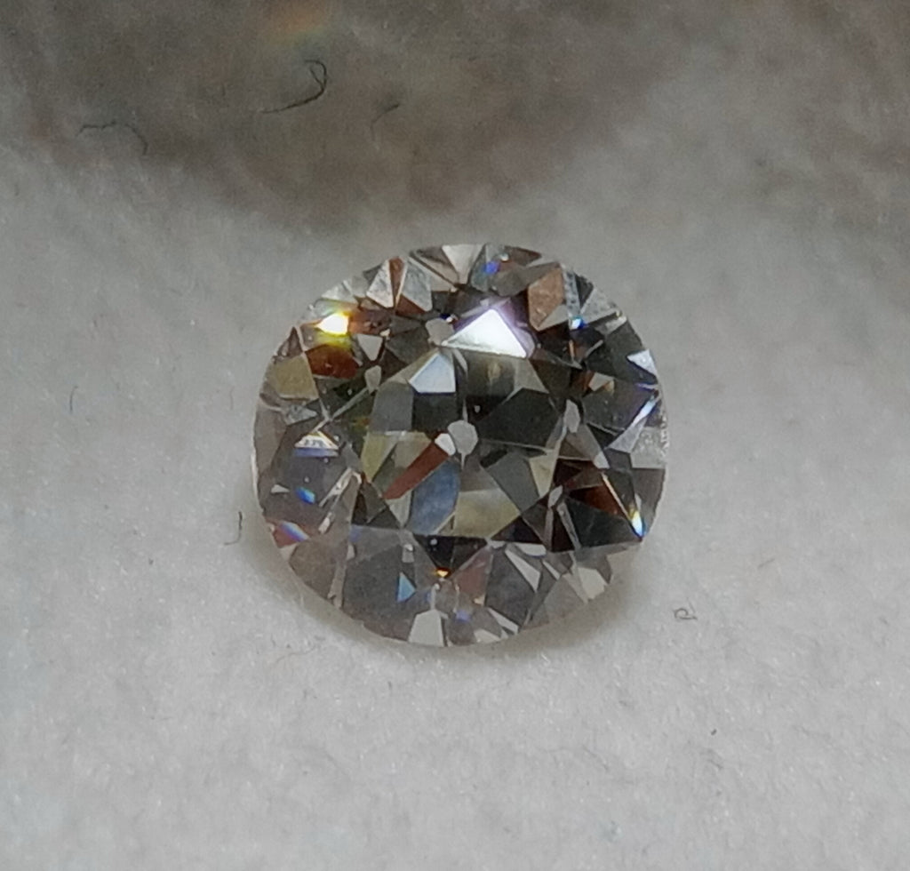 0.62 CT Old Euro Cut Natural Diamond F-G SI1+