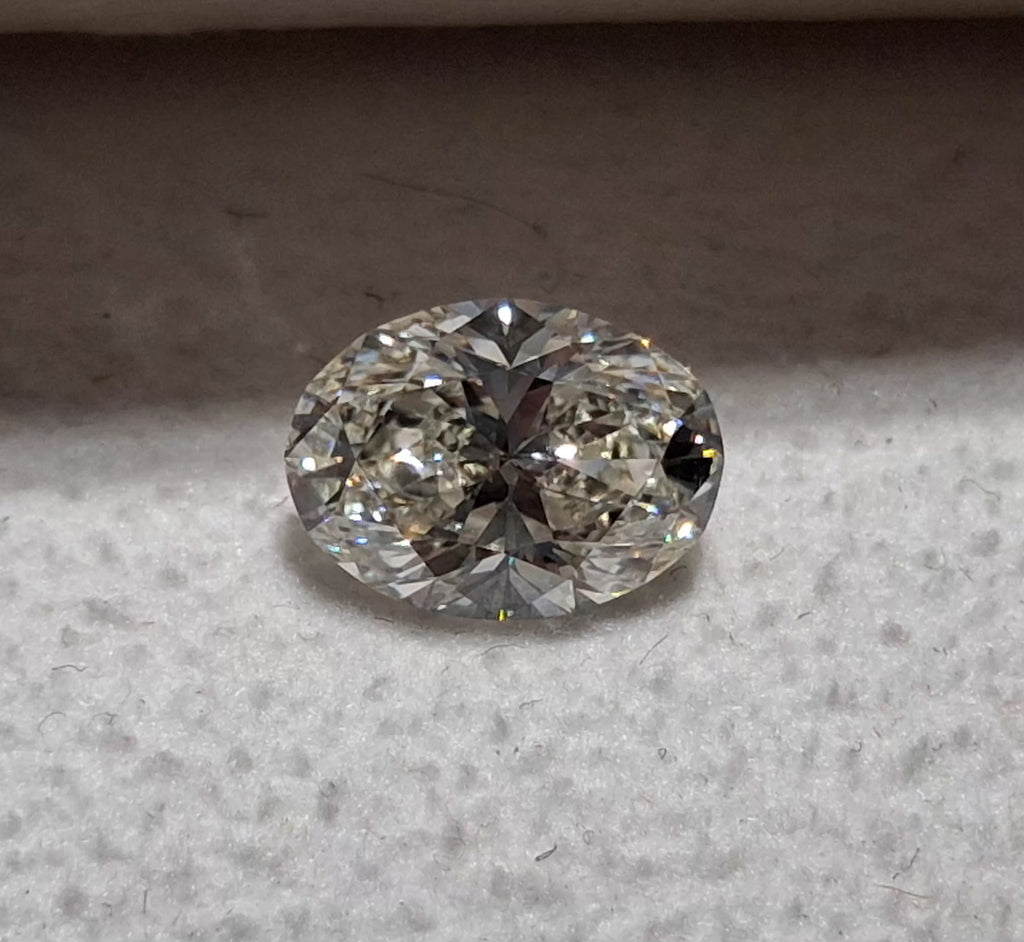 GIA 1.50 CT Natural Oval Brilliant J VS1 EX VG