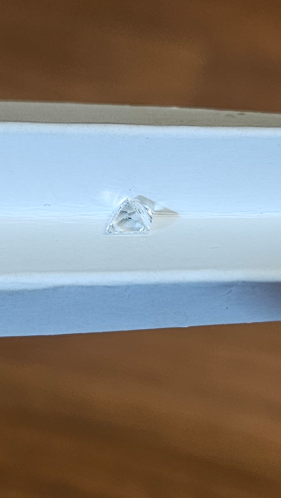 GIA 0.52 CT Natural Princess Cut E SI1