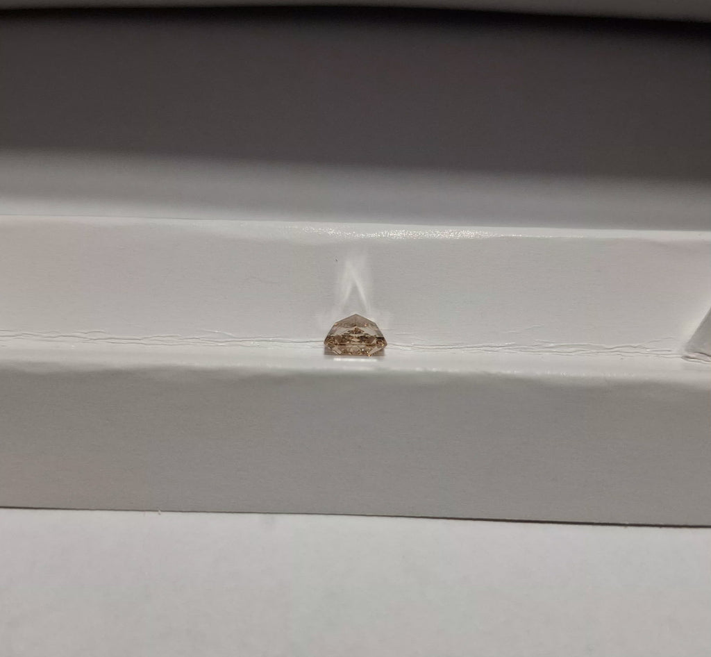 GIA 1.17 CT Natural Radiant Fancy Light Brown VS2