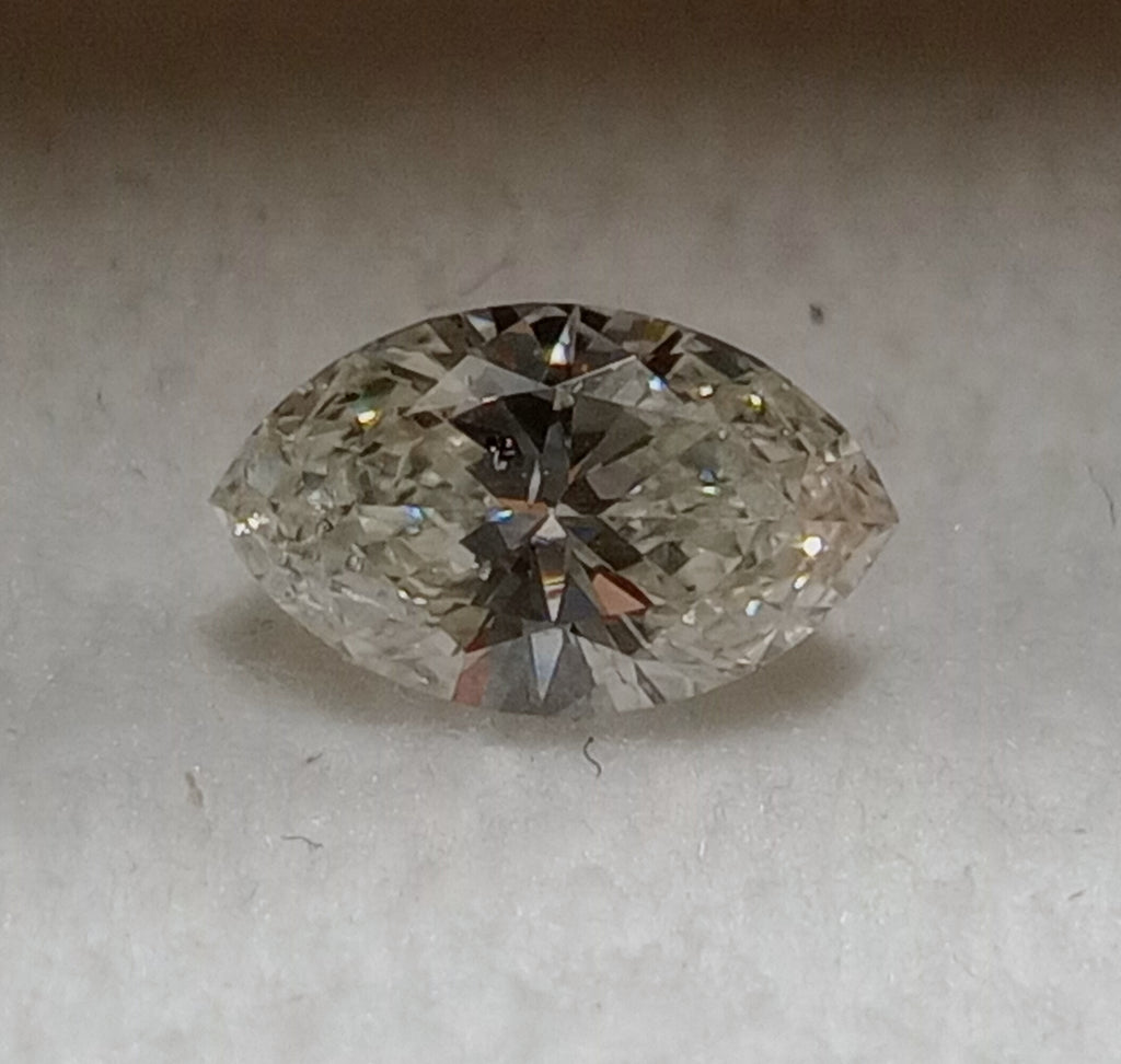 0.55 CT Marquise Cut Natural Diamond H-I I1