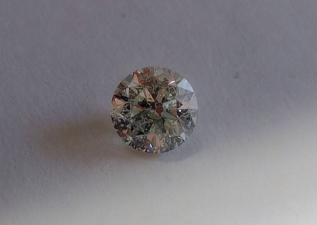 0.70 CT Round Natural Diamond K-L I2