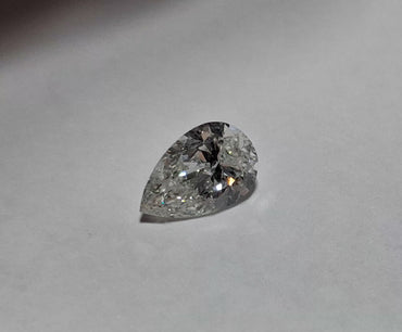 HRD 1.01 CT Natural Pear Brilliant G I1 EX VG