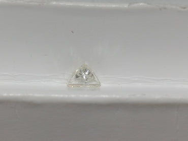 0.71 CT Princess Cut Natural Diamond K-L I2 Chipped