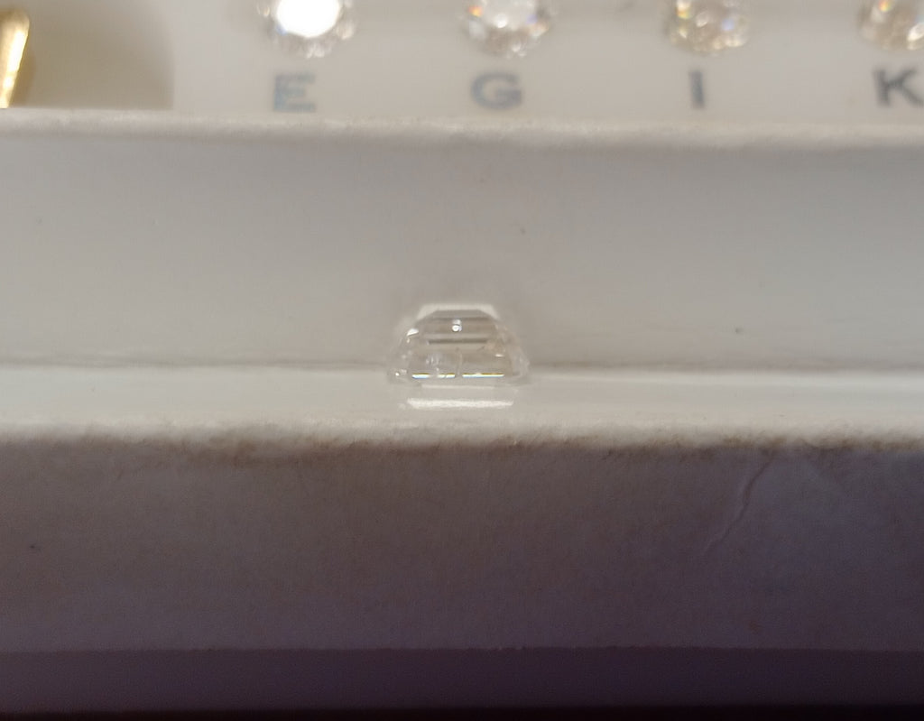 GIA 1.02 CT Emerald Cut Natural Diamond, H, I2 -66