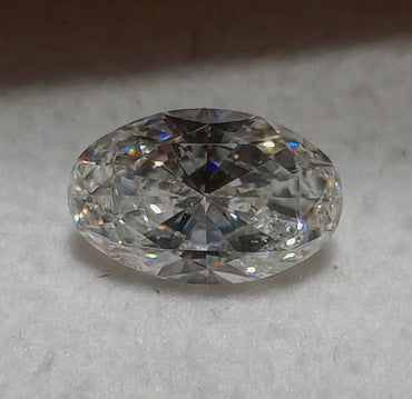 GIA 1.00 CT Natural Oval Brilliant F SI2 EX VG