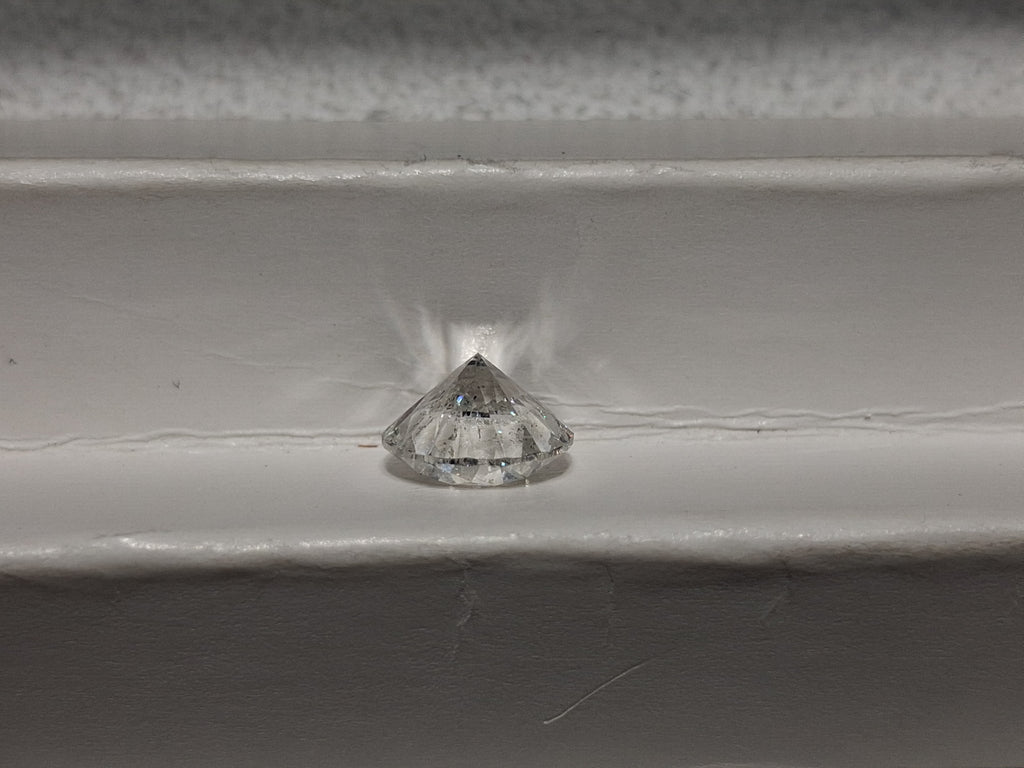 HRD 2.00 CT Natural Round Brilliant F P1 EX EX VG