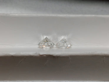 1.95 CTTW Round Brilliant Natural Diamond Matched Pair G-H SI2-I1