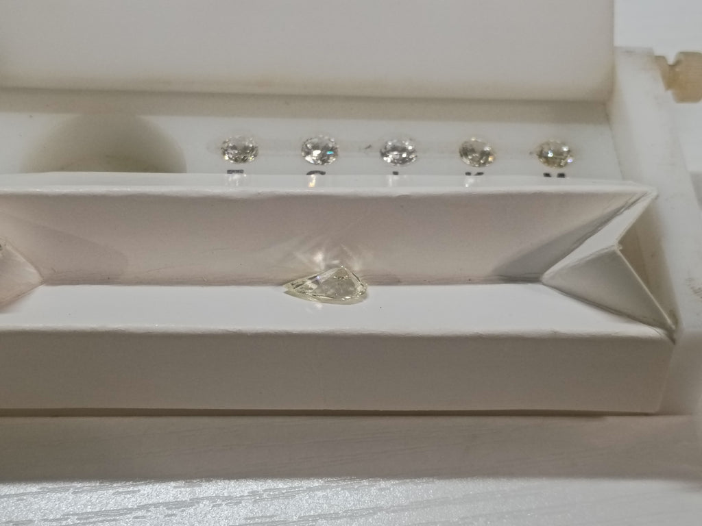 1.51 CT IGI Pear Shaped Natural Diamond J SI2 XXVG
