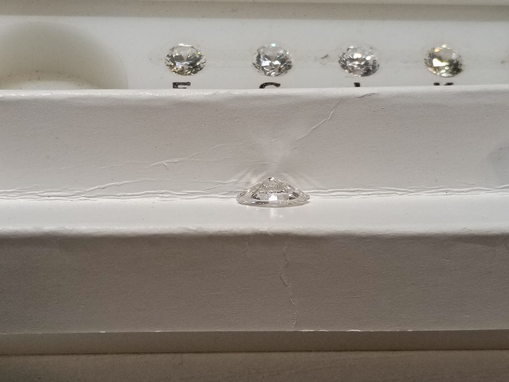 0.67 CT Marquise Cut Natural Diamond H-I I2