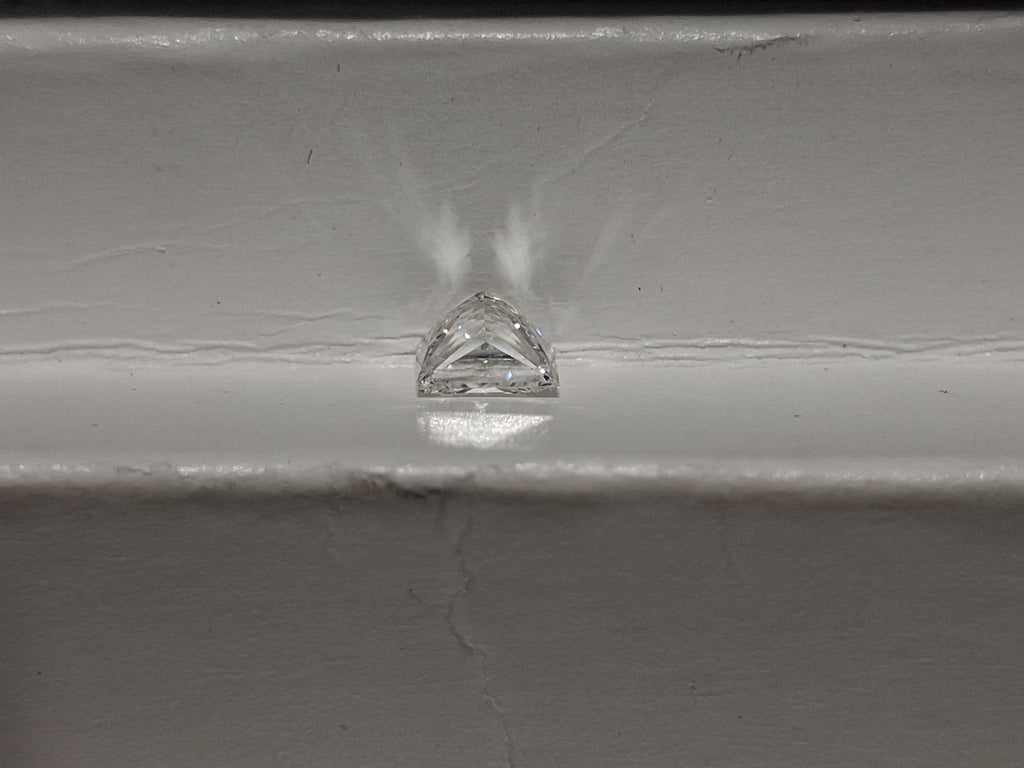 0.72 CT Natural Princess Cut GH VS2-SI1
