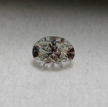 0.51 CT Oval Cut Natural Diamond I-J I1