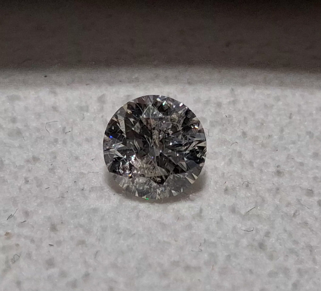 IGI 1.00 CT Natural Round Brilliant I I2