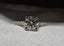 Center GIA 1.22 CT Natural Round Brilliant Platinum Engagement Ring J SI1