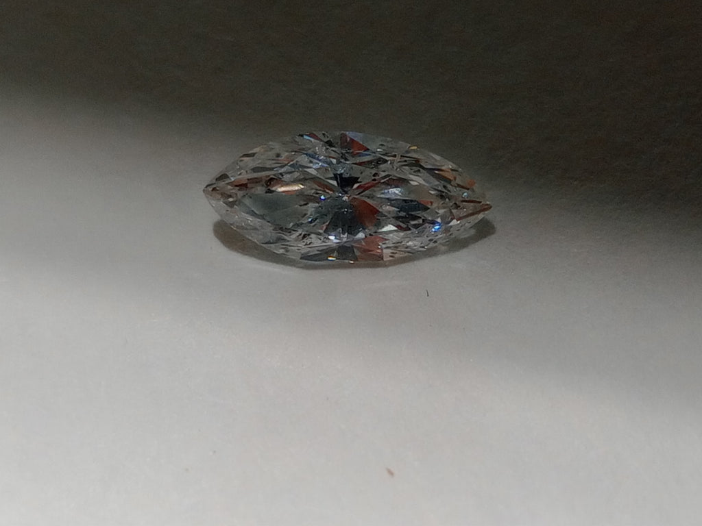 0.65 CT Marquise Cut Natural Diamond G-H I1