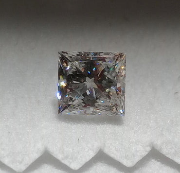 0.76 CT Princess Cut Natural Diamond H-I SI2