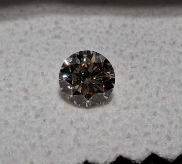 GIA 1.29 CT Natural Round Brilliant ST Light Brown VS2 XXX