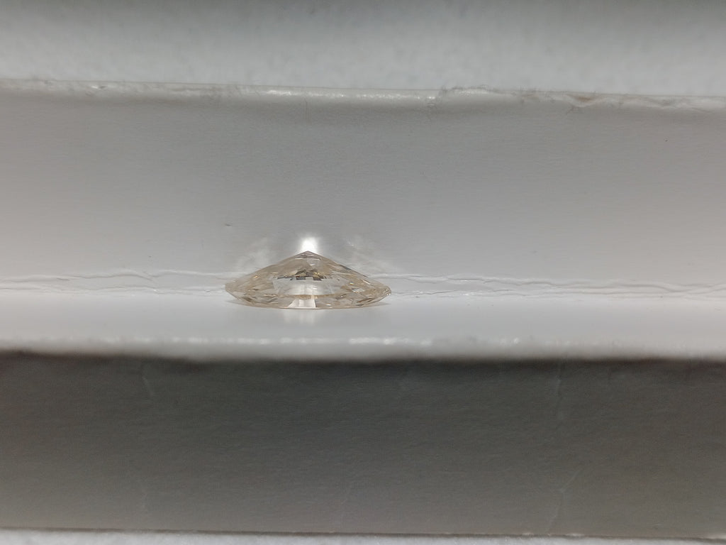 1.01 CT GIA Marquise Brilliant Natural Diamond M SI1 Faint Brown