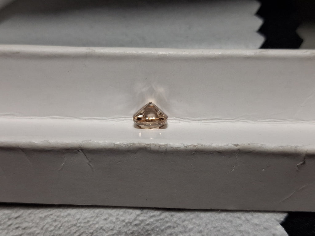 1.22 CT GIA Cushion Brilliant Natural Diamond Fancy Yellowish Brown VVS2