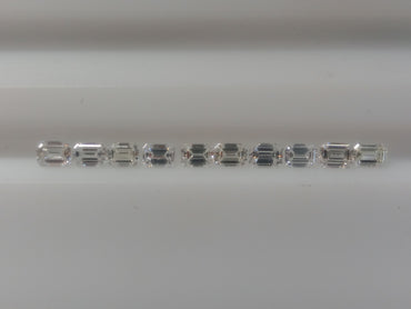 9.21 CTW Emerald Cut Natural Diamond Parcel H-L VS-SI1