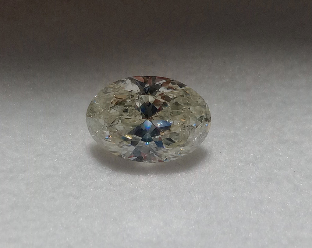1.51 CT IGI Oval Brilliant Natural Diamond J I1
