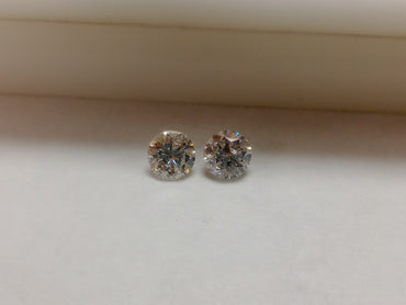 1.45 CTTW Natural Round Diamond Match KL I2