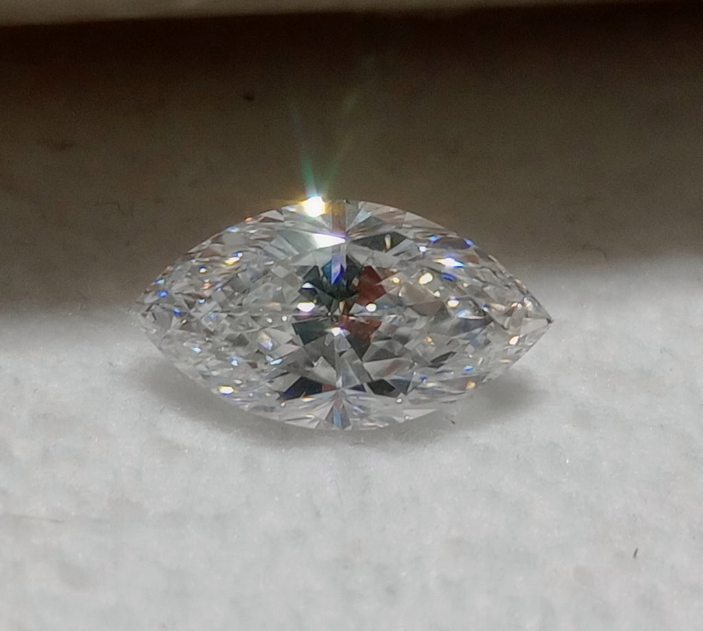0.90 CT Marquise Cut Natural Diamond F-G VS2