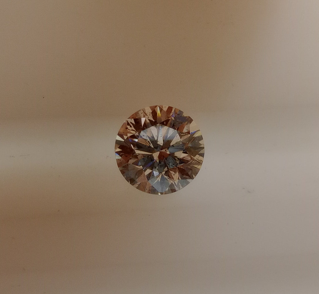 GIA 1.10 CT Round Diamond, F, I1 (-64)