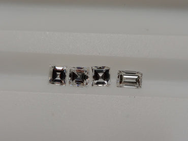 0.71 CTTW Baguette Cut Natural Diamonds (4) F-G-H  SI1+