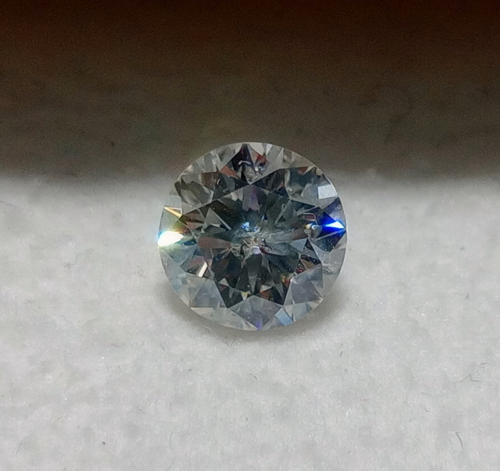 0.68 CT Round Brilliant Natural Diamond H-I I2