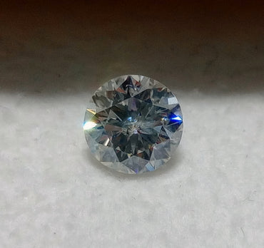 0.68 CT Round Brilliant Natural Diamond H-I I2