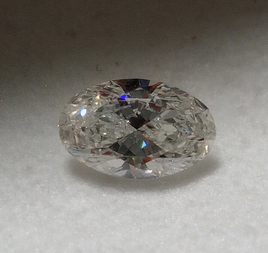 1.00 CT IGI Oval Shaped Natural Diamond H SI2