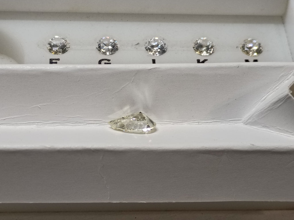 1.50 CT HRD Pear Shaped Natural Diamond K SI2