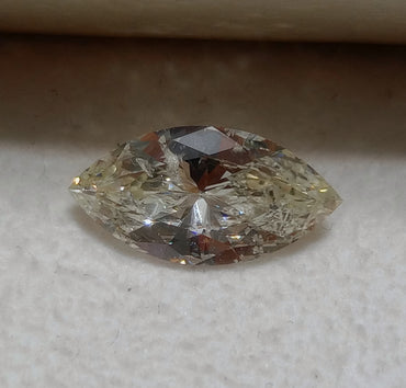 2.04 CT Marquise Cut Natural Diamond L-M I1