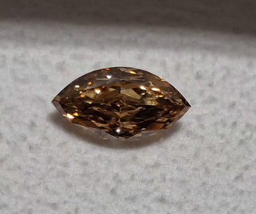 GIA 1.43 CT Natural Marquise Modified Brilliant Fancy Deep Brown-Yellow Even VS2