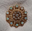 14k YG Diamond, Opal, Pearl Pin.