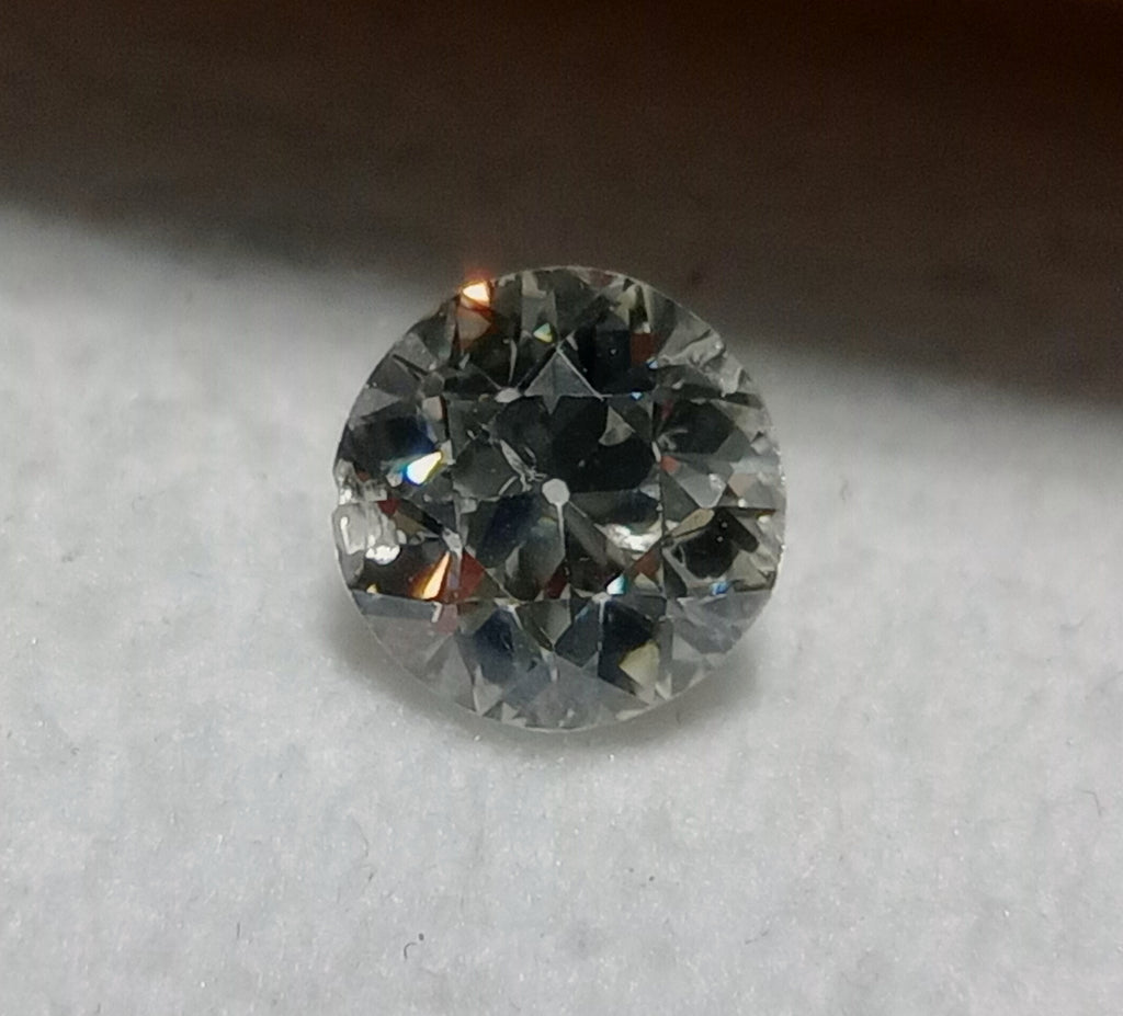 0.74 CT Old European Cut Natural Diamond I-J I1 Chipped