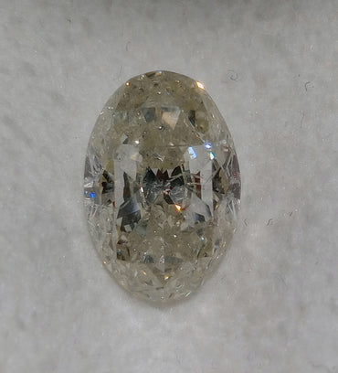 4.01 CT IGI Oval Shaped Natural Diamond I I1