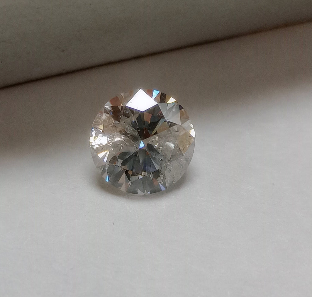 1.52CT Natural Round Brilliant H-I Imperfect