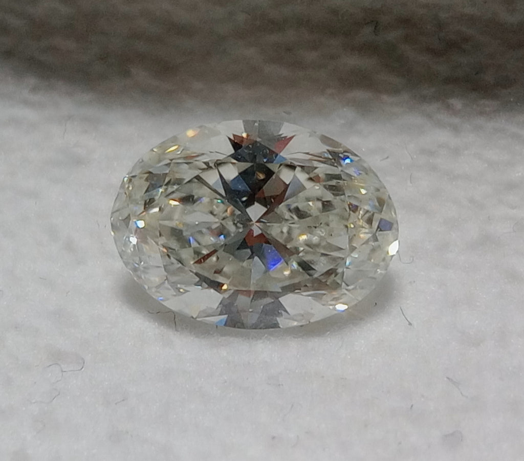 1.70 CT GIA Oval Brilliant Natural Diamond J SI1