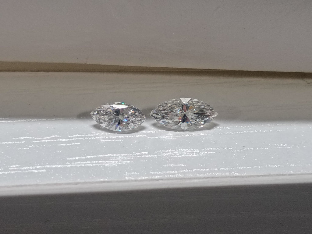 0.45 CT Marquise Cut Natural Diamonds G-H SI1-SI2