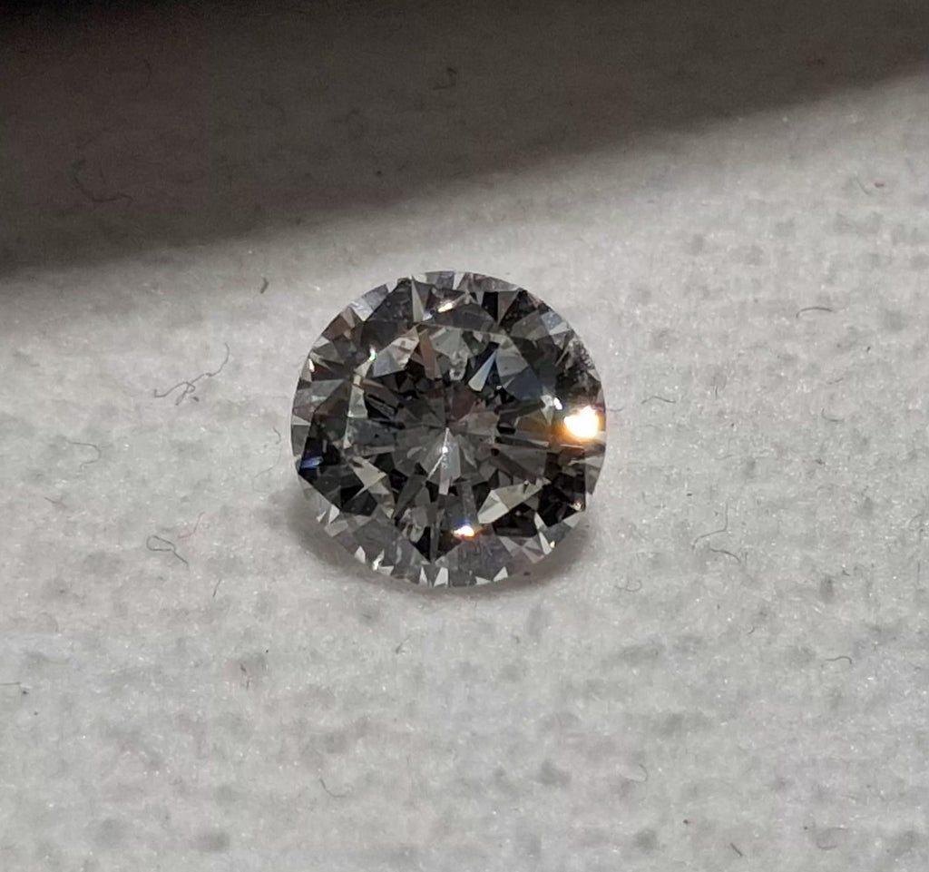0.96 CT Round Brilliant Natural H-I SI2