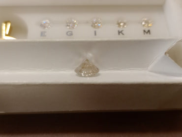 3.04 CT Natural Round Brilliant H-I Fracture Filled imperfect 131PPC