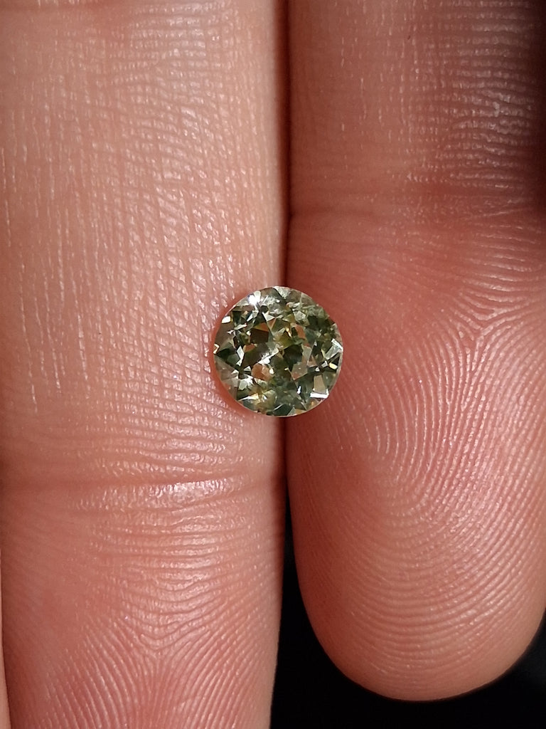 1.15 CT Natural Mix Cut Old Face up-Rose Bottom Fancy-Like Color SI2-I1