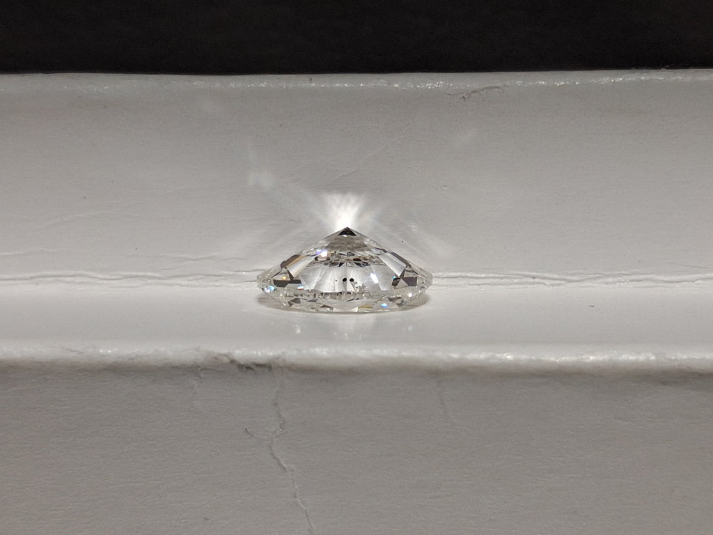GIA 2.00 CT Natural Oval Brilliant H SI2 EX VG