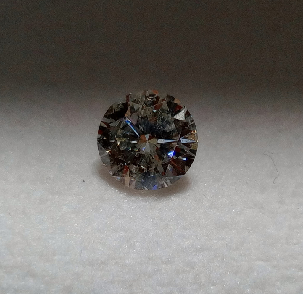 1.08 CT Round Brilliant Natural Diamond I-J I2