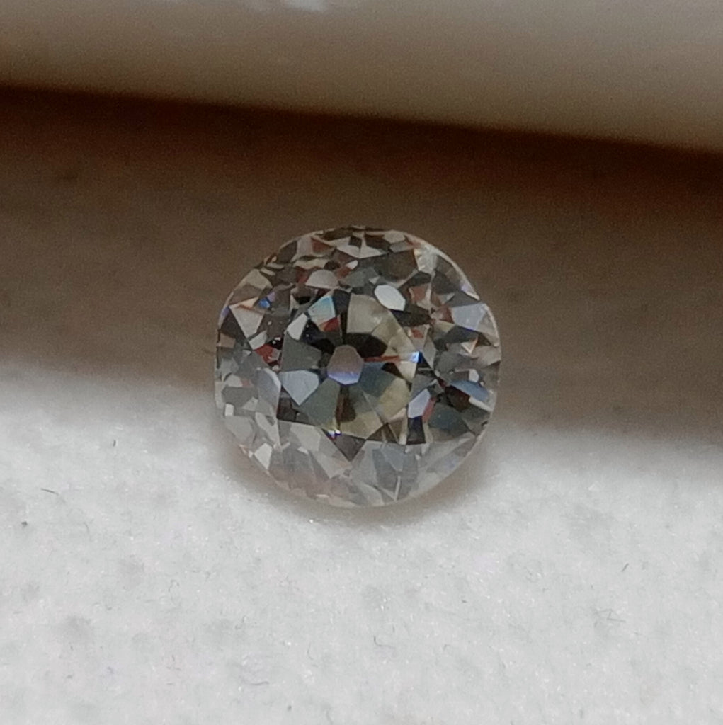 0.59 CT Old European Cut Natural Diamond H-I SI1